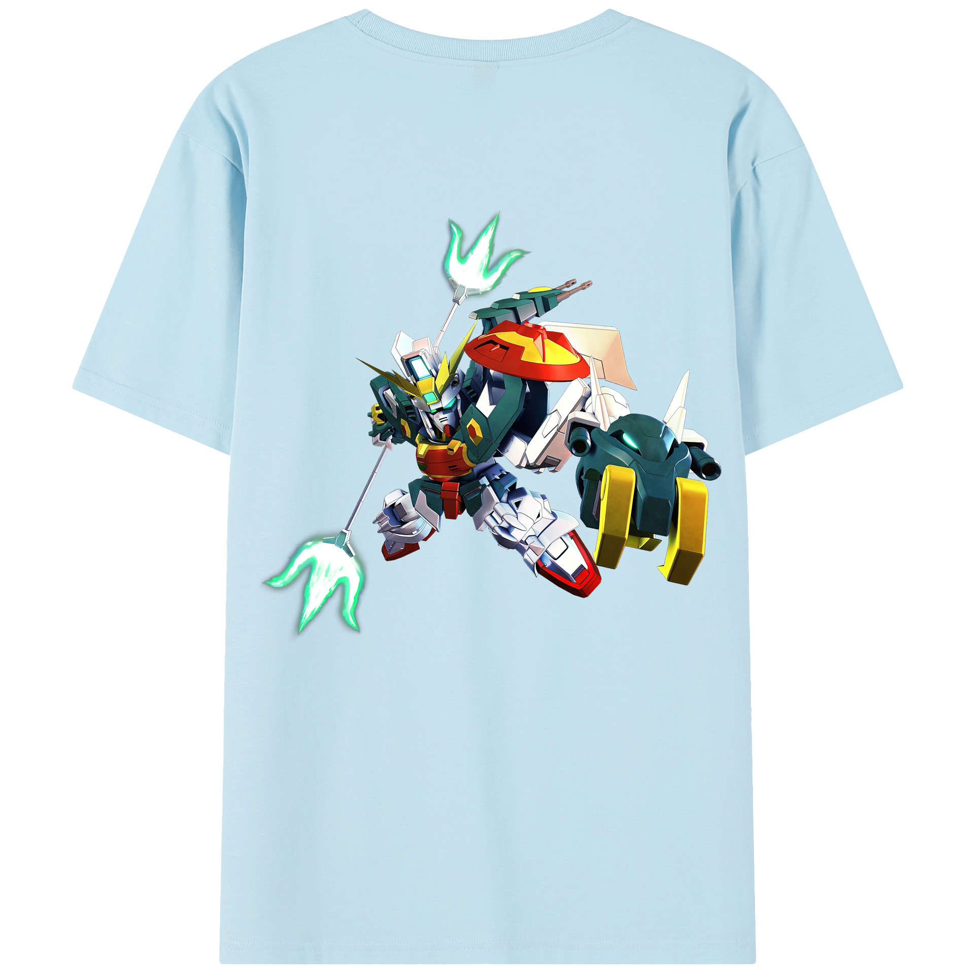 （画像用） 機動戦士ガンダム Mobile Suit Gundam 綿100％半袖Tシャツ（背面プリント）
